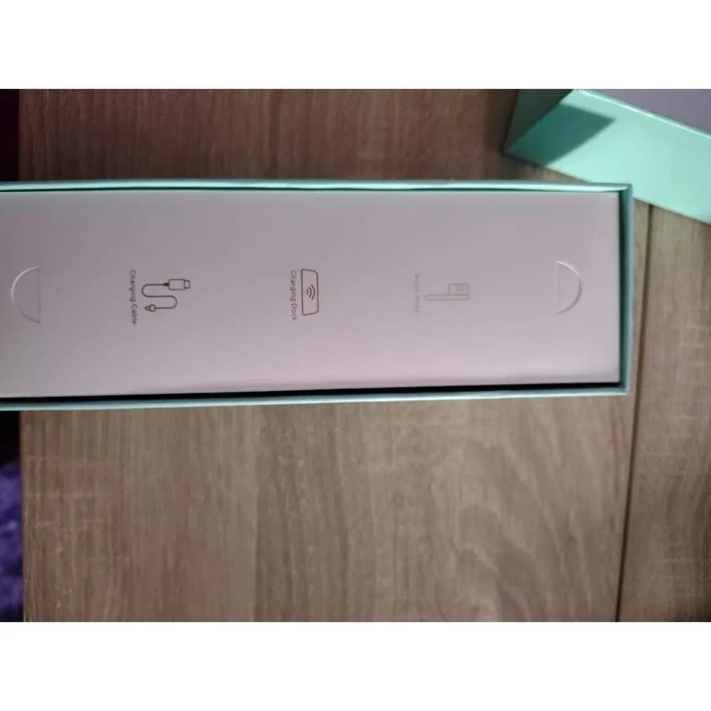 Sonic Electric Toothbrush White Multiple Modes Charging Base‎ USB Cable